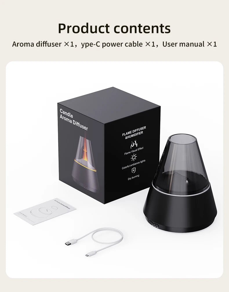 Newstyle simulado chama aroma difusor bonfire umidificador de ar ultra-sônico fabricante névoa fria fogger led difusor da lâmpada óleo essencial