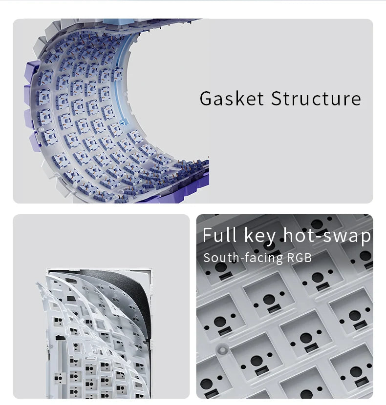 Ajazz AK820 / AK820 Pro – Teclado Mecânico 75% com Hot-Swap