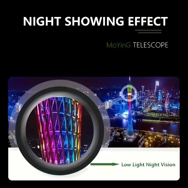 2025 2000X25 HD Monocular Telescope, Compact Portable for Travel, Hiking, Fishing, Camping, Stargazing, Concerts & Bird Watching