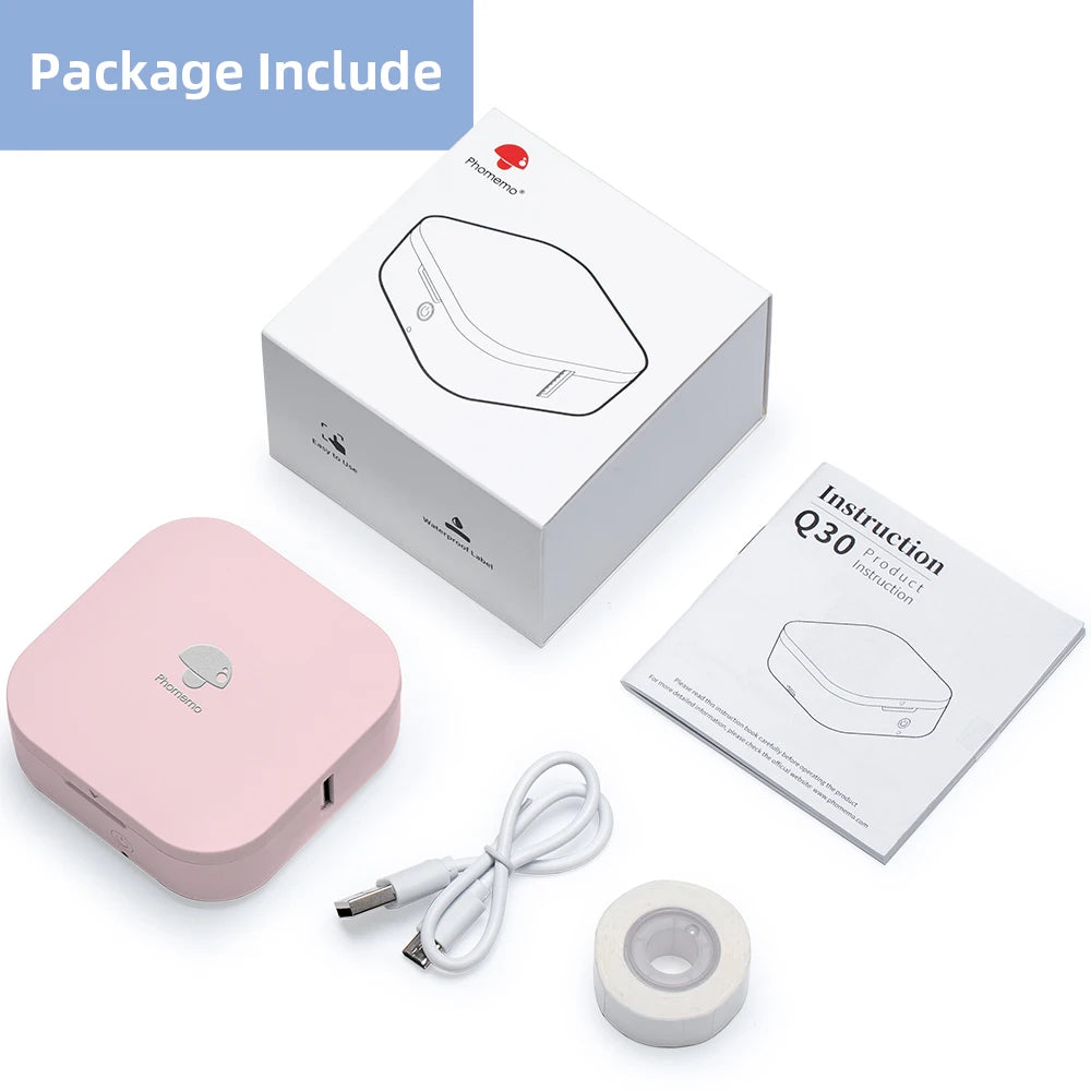 Impressora de etiquetas sem fio Phomemo Q30