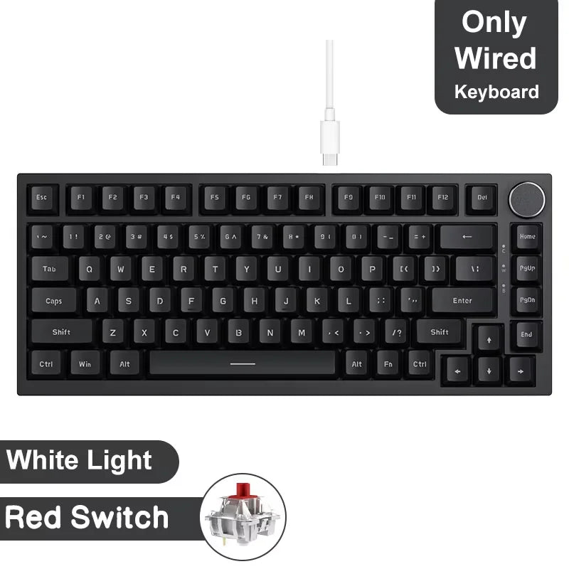 Ajazz AK820 / AK820 Pro – Teclado Mecânico 75% com Hot-Swap