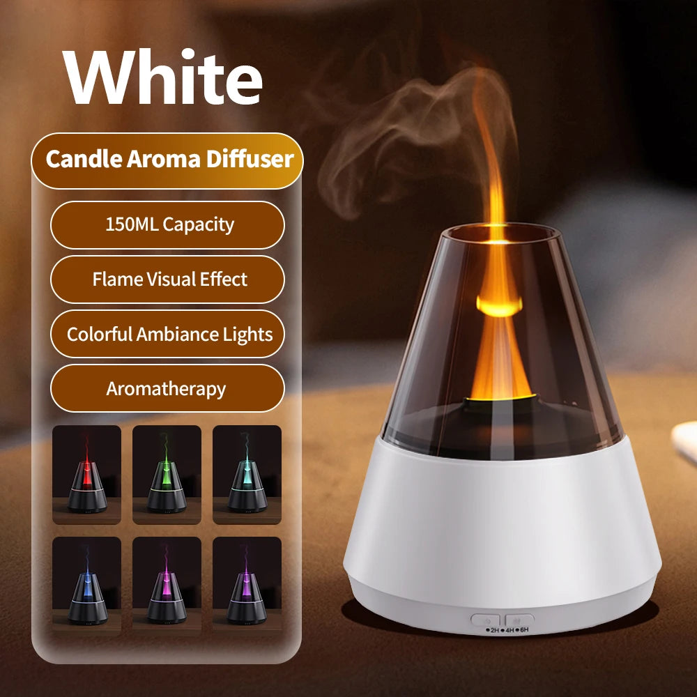 Newstyle simulado chama aroma difusor bonfire umidificador de ar ultra-sônico fabricante névoa fria fogger led difusor da lâmpada óleo essencial