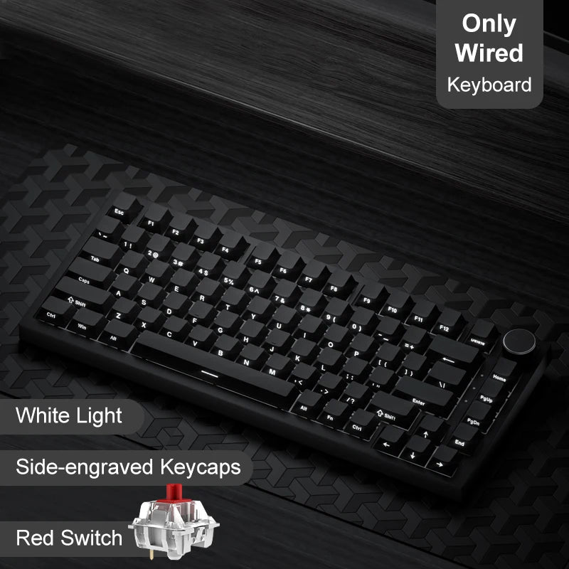 Ajazz AK820 / AK820 Pro – Teclado Mecânico 75% com Hot-Swap