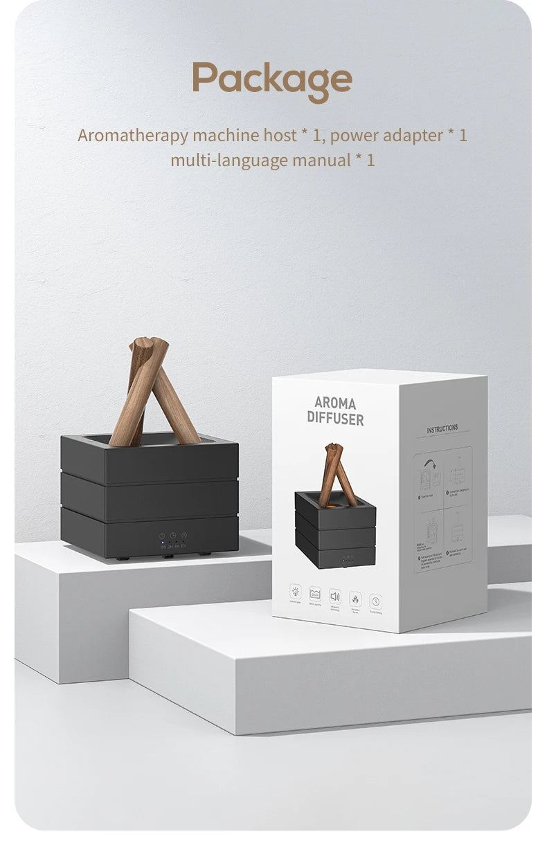 Newstyle simulado chama aroma difusor bonfire umidificador de ar ultra-sônico fabricante névoa fria fogger led difusor da lâmpada óleo essencial