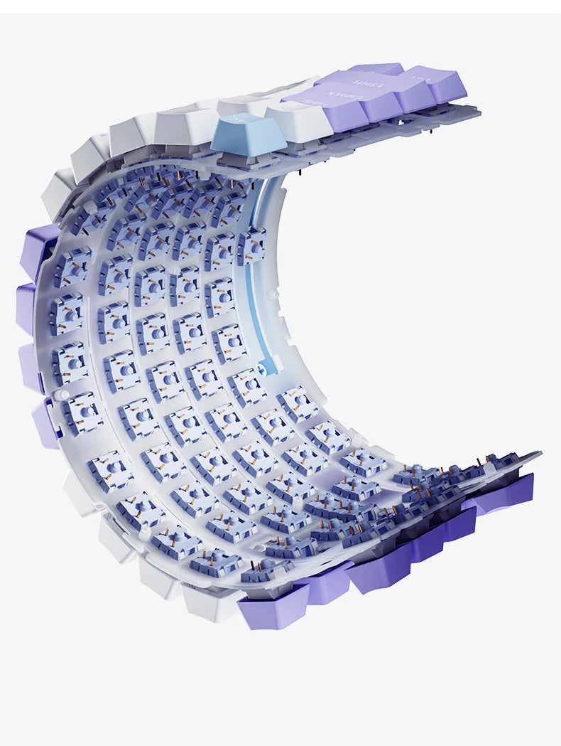 Ajazz AK820 / AK820 Pro – Teclado Mecânico 75% com Hot-Swap