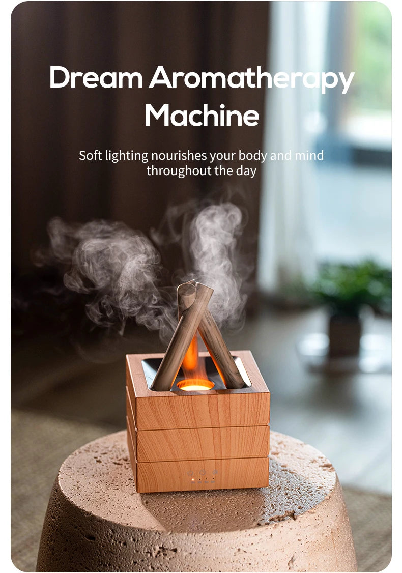 Newstyle simulado chama aroma difusor bonfire umidificador de ar ultra-sônico fabricante névoa fria fogger led difusor da lâmpada óleo essencial